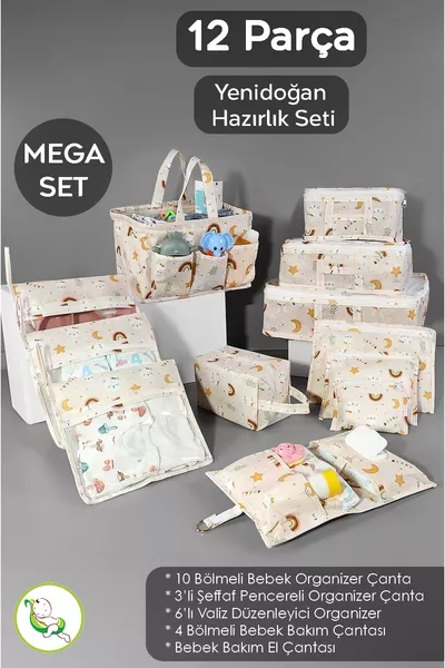 Набор для новорожденного при выписке из роддома - Сумка для ухода за мамой и ребенком - Органайзер для чемодана