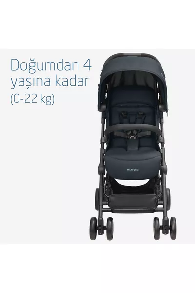 Ultra kompakter, automatisch zusammenklappbarer Kinderwagen für Kleinkinder Essential Graphite