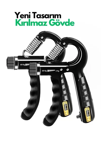 Adjustable (with counter) Hand Grip  Kg Adjustable Wrist Muscle Strengthening Device Non-Slip Vein Revealer