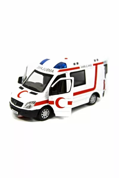 Ambulanza con Luci e Suoni da Tirare