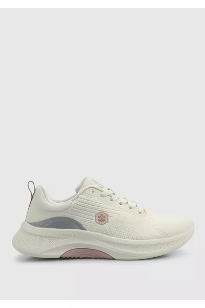 حذاء نسائي رياضي كريمي فاتح