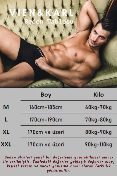 Lot de  boxers droits en lycra noir pour hommes