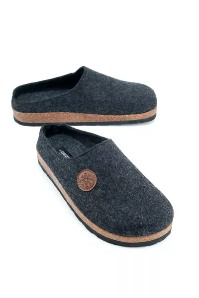 Chaussons Homme à Semelle Confortable pour Maison et Jardin en Base de Champignon d'Hiver