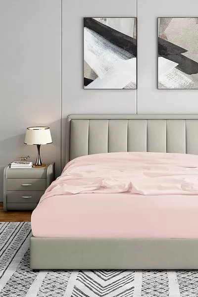 | جيرسي | شرشف مطاطي مفرد / مزدوج % قطن