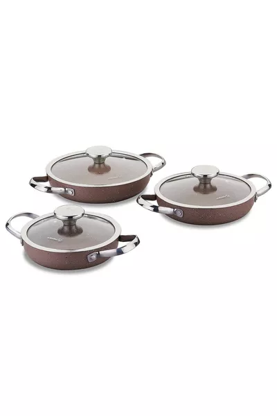 طقم عجة برووني 6 قطع 