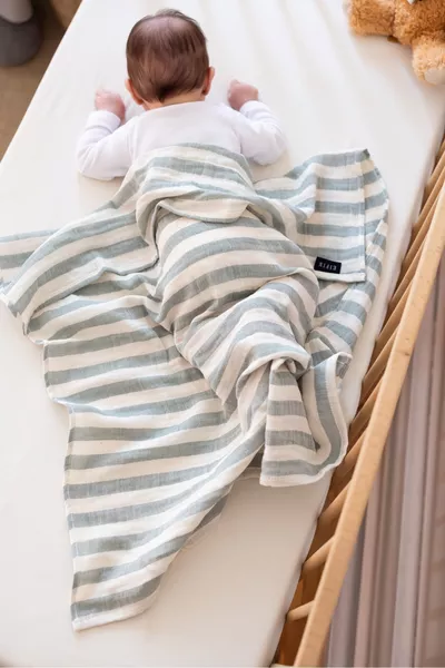 Mousseline doek & deken set van 3 stuks, % katoen, Oeko-Tex gecertificeerd,  cm