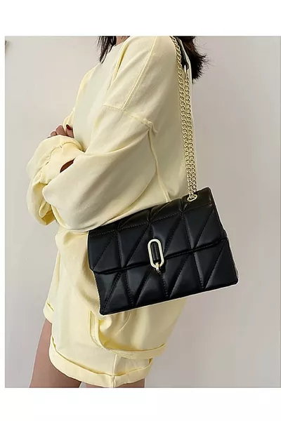 حقيبة كتف نسائية سوداء