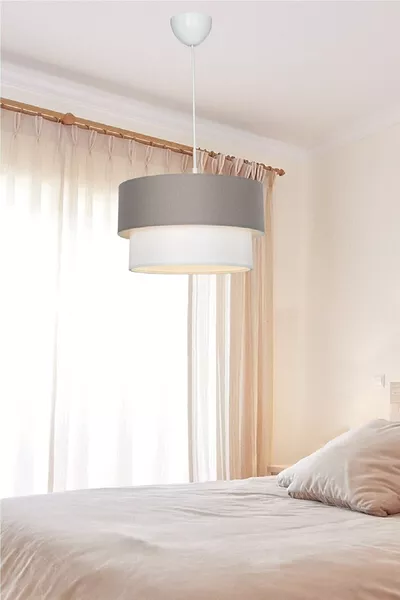 Kumaş Başlık 2 Katlı Pasta Avize Yatak Odası Çocuk Odası