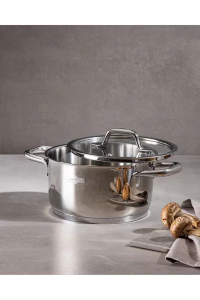 Nova Deep Pot - Steel -  cm