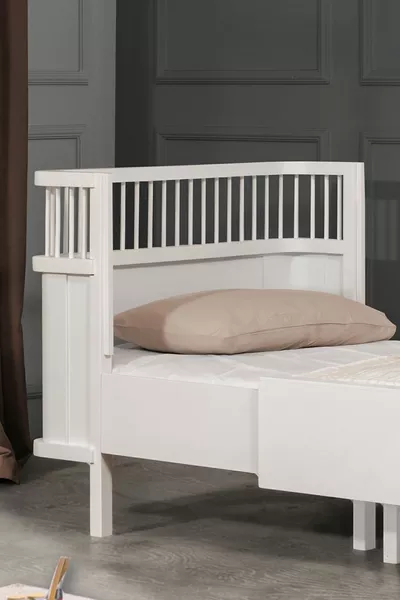 Mdf Beşik, Trend Büyüyen Beşik - Beyaz 1 Adet Comfort Yatak 