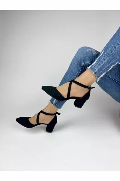 Ravenna Cross Strap Talons épais