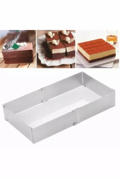 قالب كعك دائري-مربع مستطيل قابل للتعديل، قالب كعك قابل للتكبير والتصغير