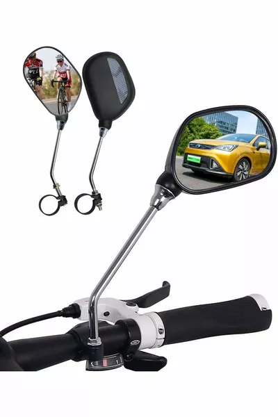 Fahrrad- und Rollerlenkerspiegel - Rückspiegel Fahrrad Zubehör Fahrradspiegel Roller Spiegel