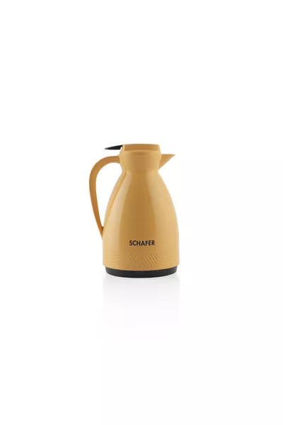 Kitchenhouse 1 L Glass Thermos - Yellow