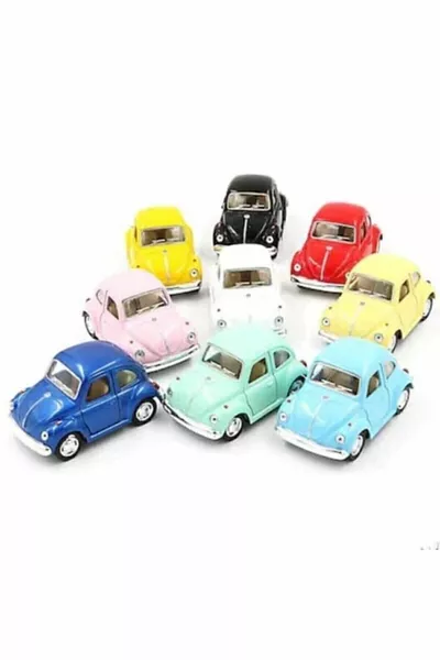 Giocattolo Mini Auto Volkswagen in Metallo Pull Back