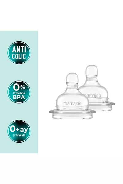 Succhiotto per biberon Anticolica con contenitore n.1/s 0 mesi 2 pezzi