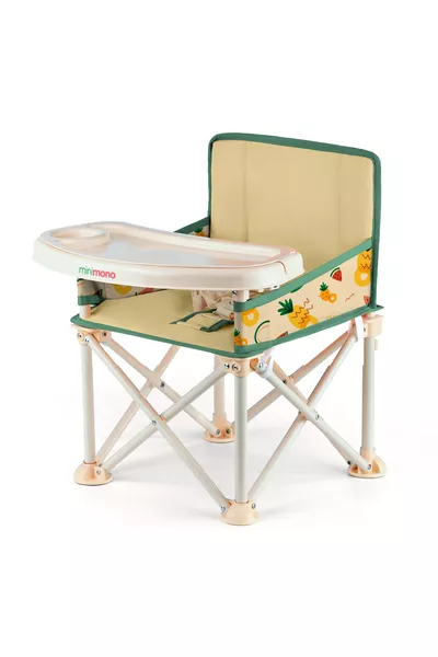 كرسي طعام محمول قابل للطي للأطفال من عمر 0-4 سنوات كرسي تخييم للأطفال