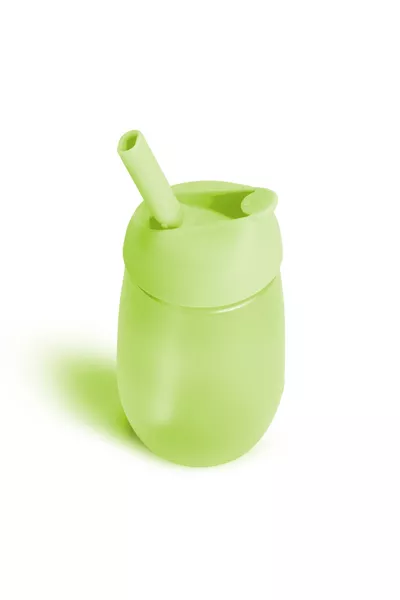 Gobelet d'entraînement lavable Simple Clean avec paille | ml | À partir de X mois | Vert | Sans BPA