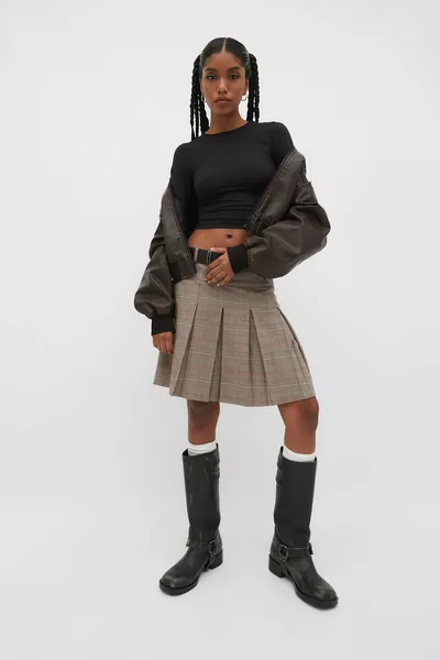 Lange mouwen polyamide t-shirt