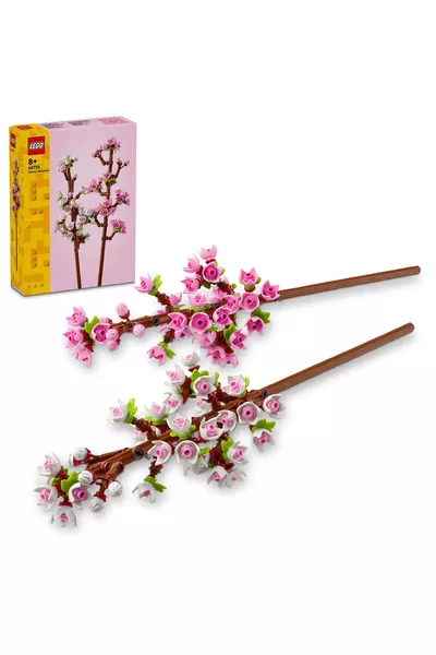 ® مجموعة صنع نموذج زهور الكرز النباتية + الزهور (قطعة)