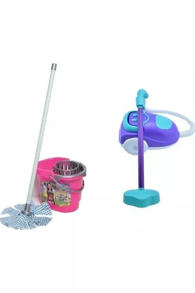 Набор для уборки 2 в 1: комплект Vileda и пылесос