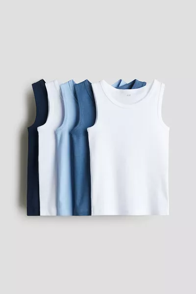 5-Pack Cotton Sleeveless Top
