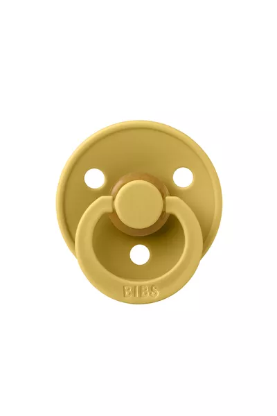 لهاية مطاطية ملونة - خردل 6+ أشهر