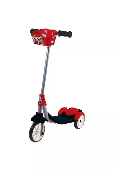 La Push Unisex Kids Red 3-Wheel Scooter with Brake