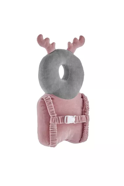 Coussin de protection ailes d'ange pour bébé Velours rose