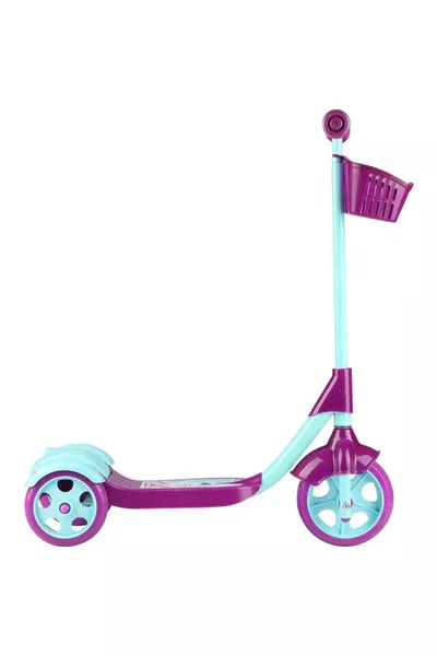 Monopattino per bambini a 3 ruote con freno e cestino