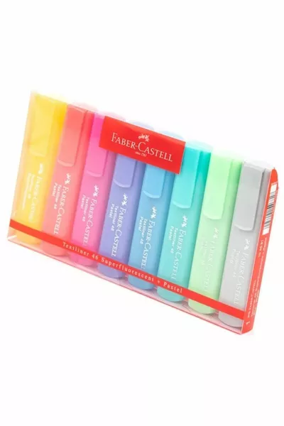 Набор пастельных мелков с блистерной упаковкой, 8 штук, флуоресцентные