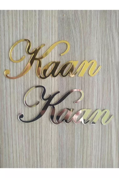 Acrylic Name Tag  cm Door Decoration Macrame 1 Piece (name)