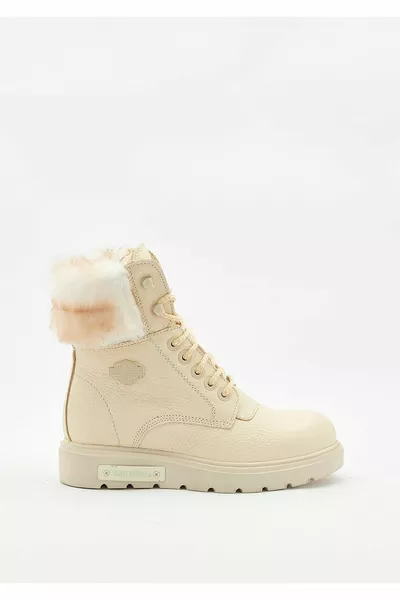 حواء نيو نساء حذاء جلدي بيج