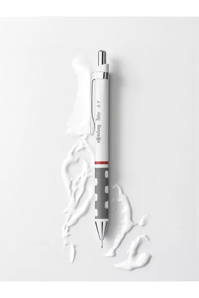 Механичен молив Tikky 0,7 мм бял, изпраща се 1 брой молив.