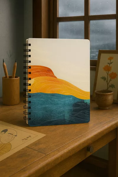 دفتر - جورنال نقطي | نقطي |  | حلزون فولاذي |  صفحة | غلاف كرتوني صلب