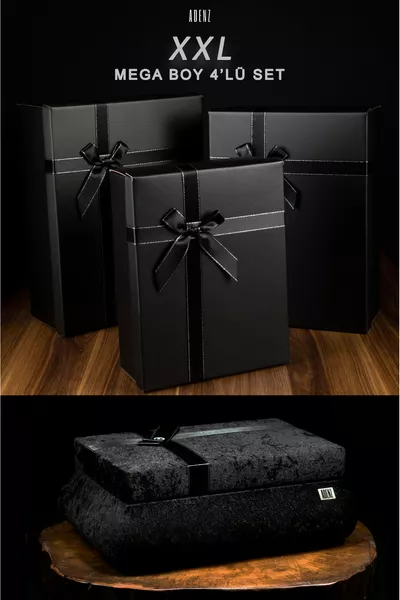 Набор из 4 коробок для приданого жениха - Сундук для приданого жениха