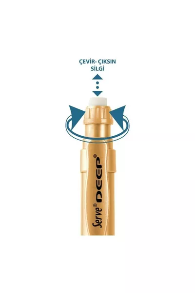 Дълбок механичен молив 0.7мм Металичен благородно злато