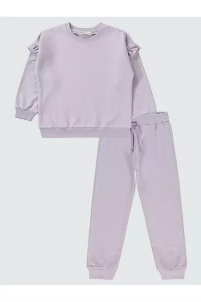 Детски анцуг за момиче  години Нежна лавандула