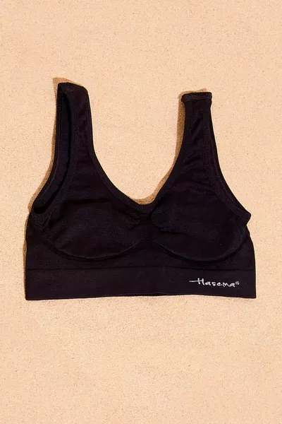 Black Racerback Crop Top