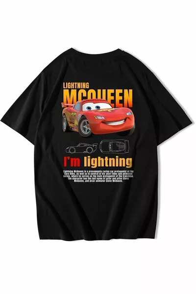 Unisex Oversized Lightning McQueen T-shirt