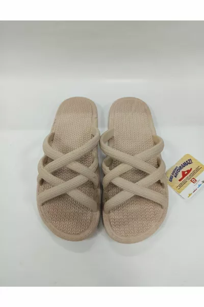 Women's Beige Daily Slippers Airblow