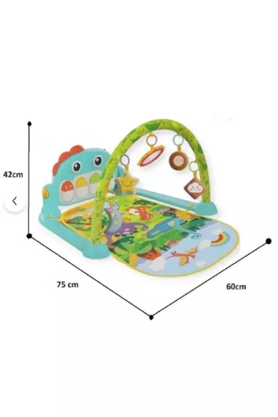 بيبيجيم  سجادة لعبة الديناصور البيانو للأنشطة والألعاب