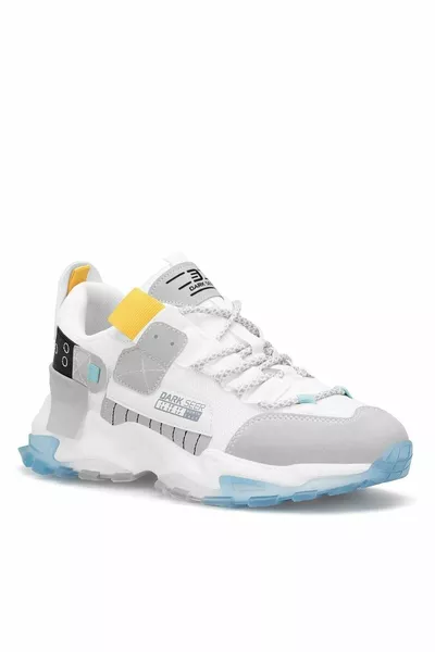 حذاء رياضي رجالي دي إس نوردس أبيض وأزرق