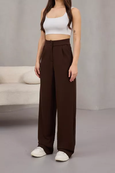 Women's Stretchy Loose Wide-Leg Palazzo Pants