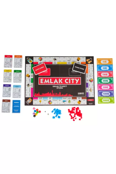 لعبة تجارة العقارات مدن العالم ميغا سيتي 2-6 أشخاص - أسود