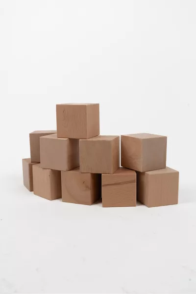 Дървени кубчета 2 см -  бр. Клас А