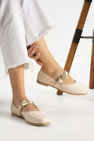 Orthopedic Women's Flats Lightweight Non-Squeaky Daily Shoes Flats for Home, Office, and Outdoor