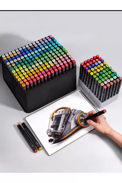  kleuren dubbelzijdige stiften set