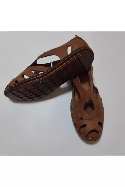 صندل جلد طبيعي