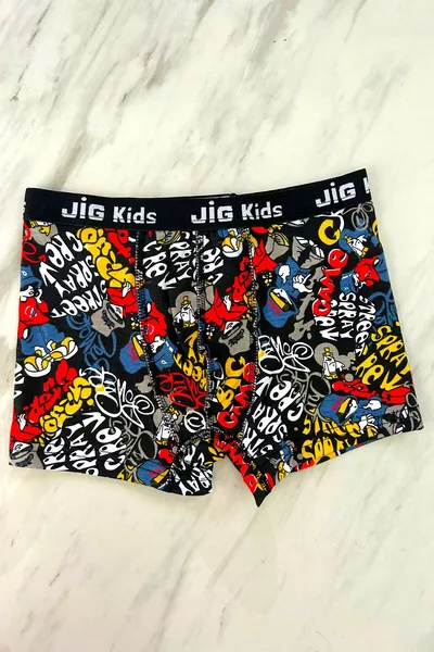 Patterned Boys' Boxer, Stretchy, Comfortable Fit, Pack of 5